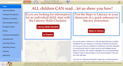 Desktop Screenshot of literacy.nationaldb.org